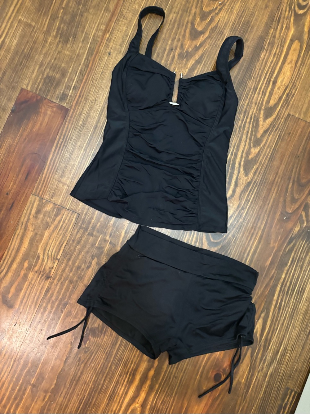 VENUS Black Swim Top and Shorts Set